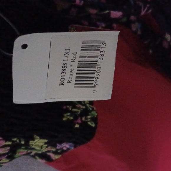 Coline Red/Black halter dress, L/XL, NWT - Picture 4 of 4